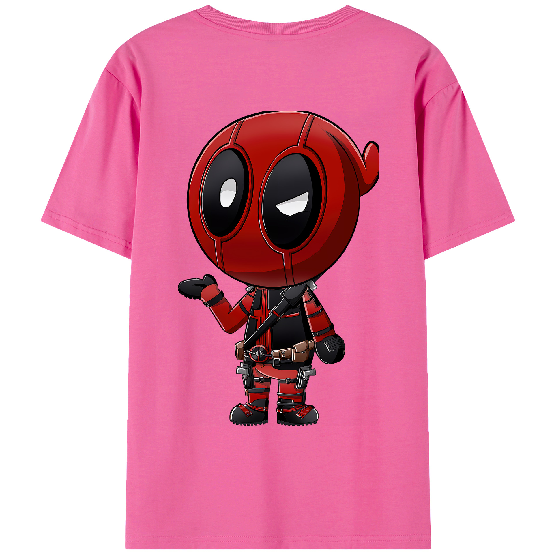 （画像用） Deadpool デッドプール レディース半袖Tシャツ(バックプリント)